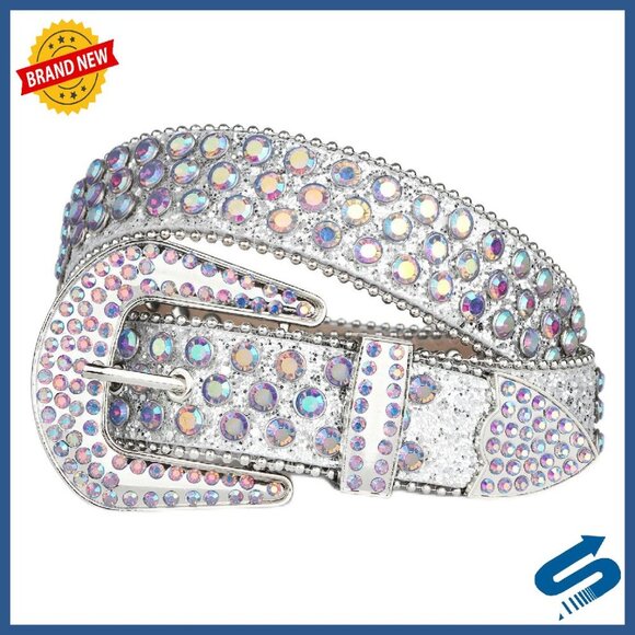 Accessories - Rhinestone Western Belt Bling Cowgirl Studded Designer Unisex